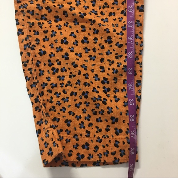 ‼️SOLD‼️Orange & Blue Leopard High Waisted Pants - Picture 12 of 13